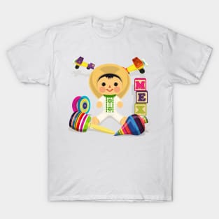 Mexican Toys. Traditional Mexican Toys T-Shirt